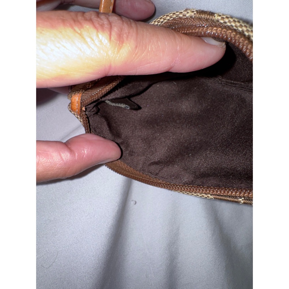 Monsac Black Leather Bifold Wallet Kiss Lock Coin Pouch Card Holder ID Window